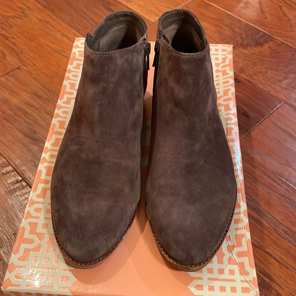 Gianni Bini Grey Suede Booties